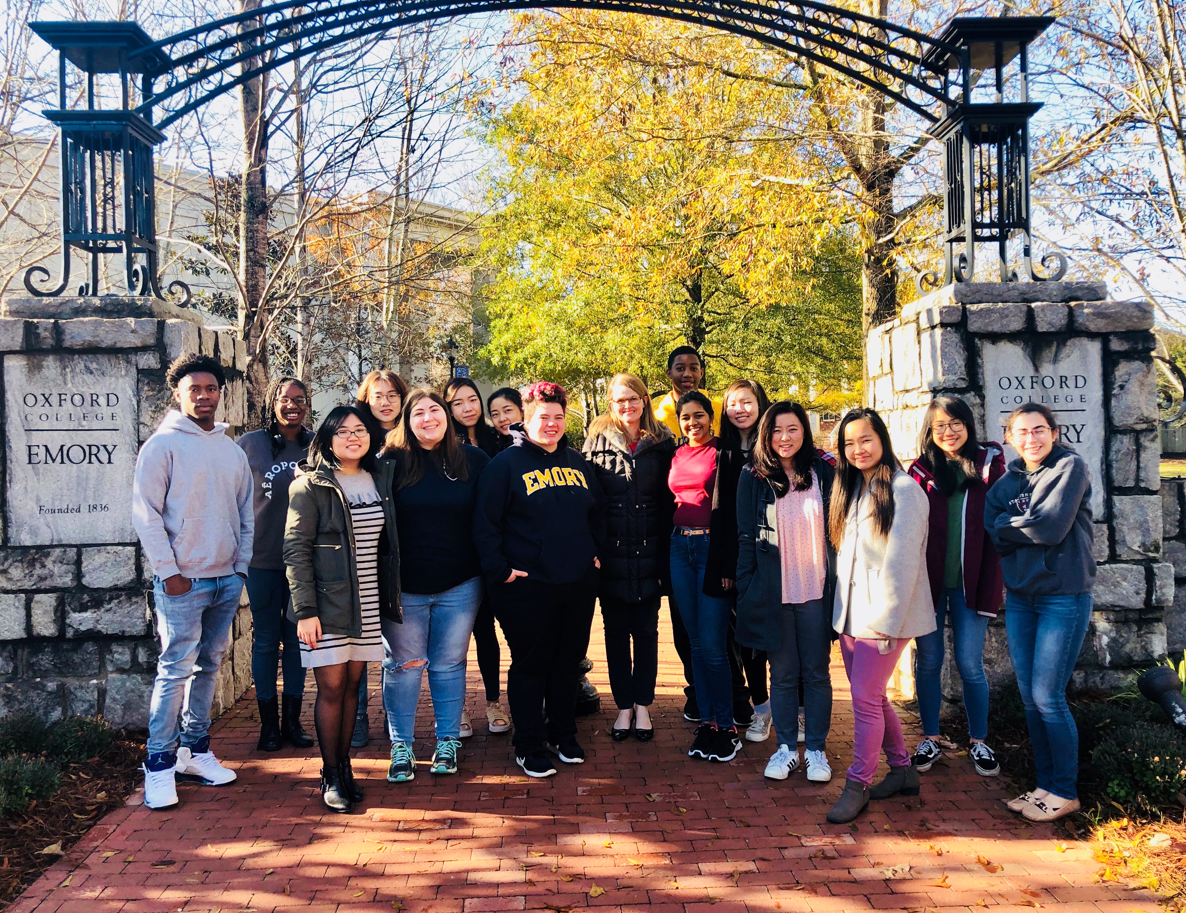 Gwendolynne Reid's Fall 2018 Discovery Seminar Students